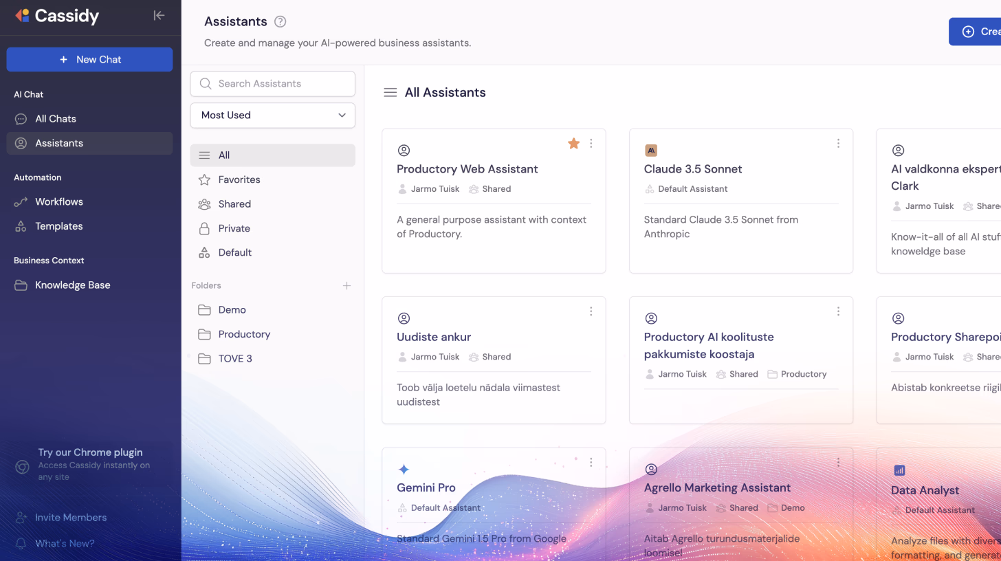 Cassidy AI Overview: AI Assistants and Workflow Automation for Businesses
